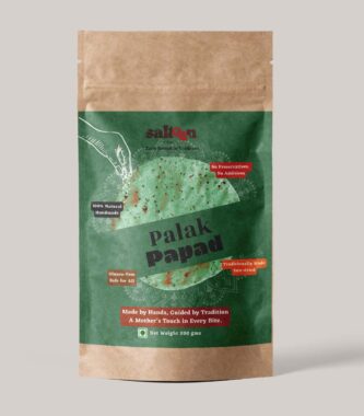 Palak Papad - Healthy Spinach Snack