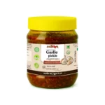 Traditional Banarasi garlic pickle made with whole lahsun cloves in mustard oil by Salteen