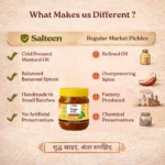 Banarasi Aam Ka Aachar | Traditional Homemade Mango Pickle, No Preservatives - 400g - Image 5