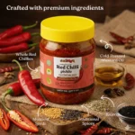 Banarasi Bharva Lal Mirch Ka Achar | Stuffed Red Chilli Pickle - Image 2