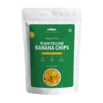 Classic yellow banana chips made from premium raw bananas by Salteen Foods.