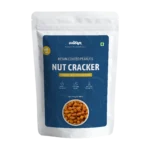 Crunchy nut cracker snack made with mixed nuts and spices by Salteen Foods.