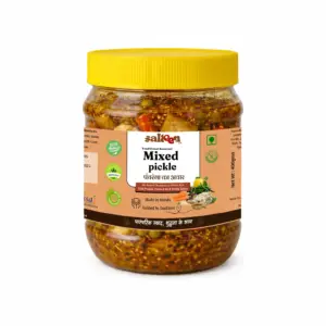 Traditional Banarasi mixed vegetable pickle made with seasonal vegetables